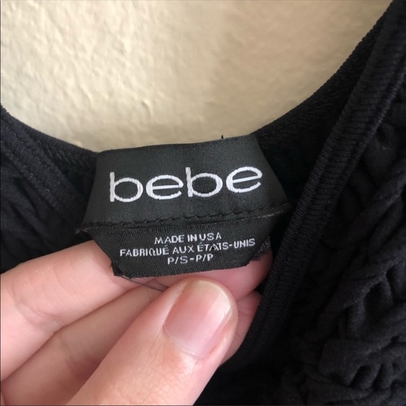 Bebe Little Black Cutout Dress - Picture 6 of 7